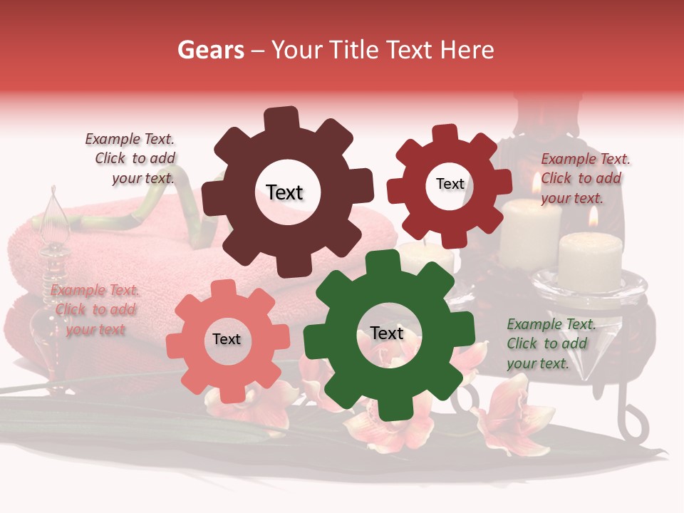 Statue Massage Tranquil PowerPoint Template