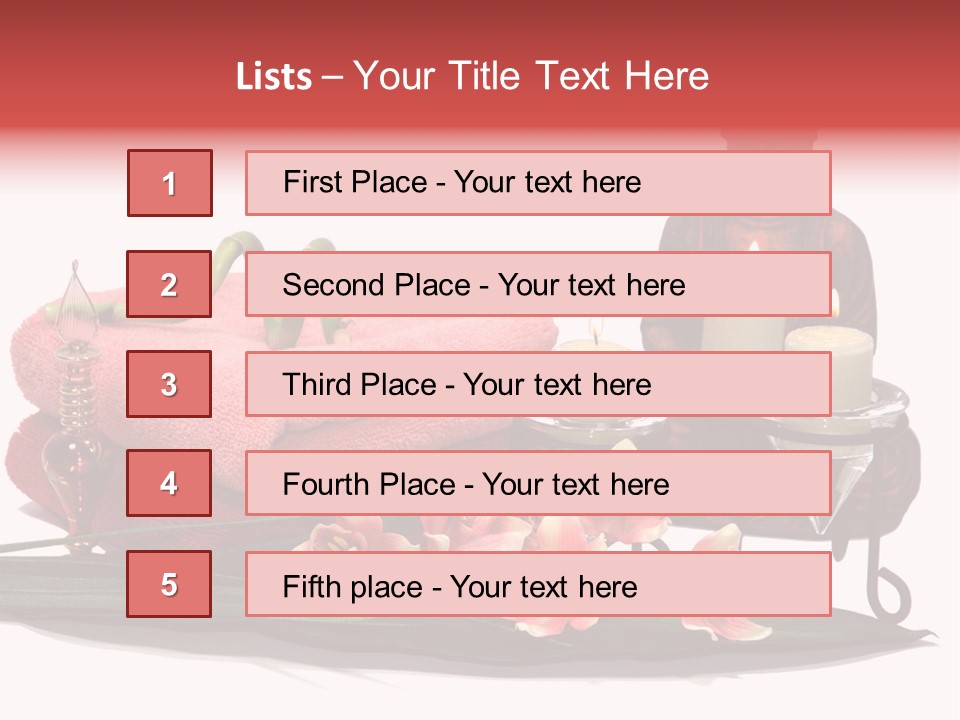 Statue Massage Tranquil PowerPoint Template