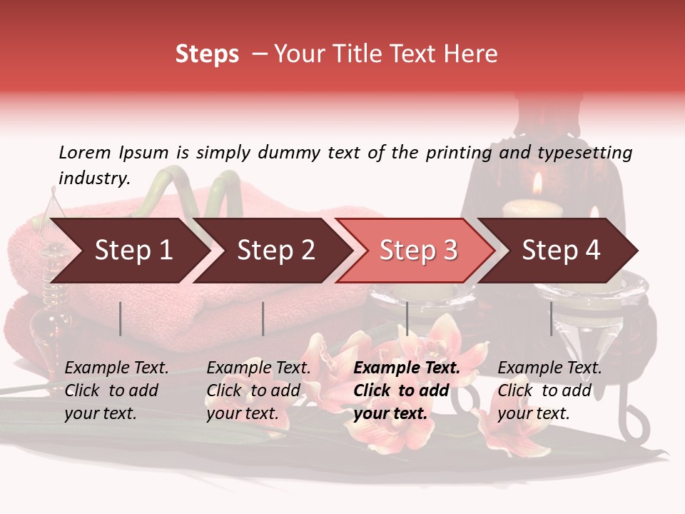 Statue Massage Tranquil PowerPoint Template