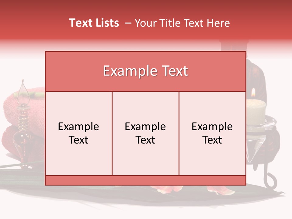 Statue Massage Tranquil PowerPoint Template