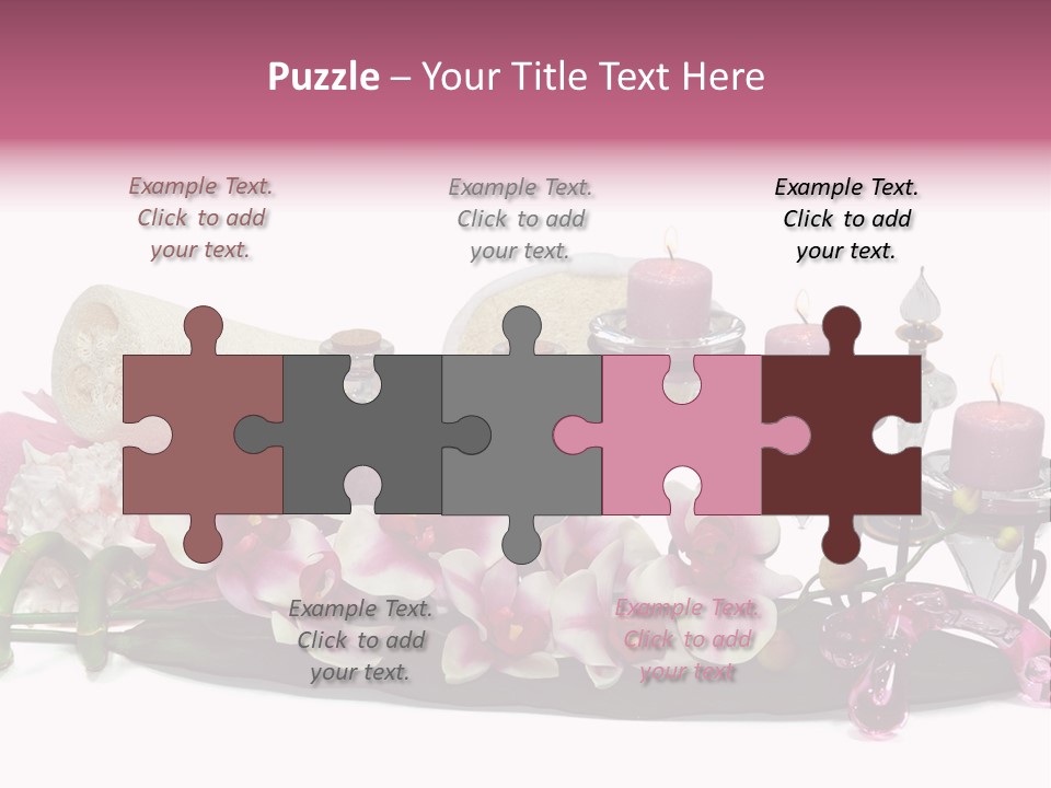 Reflexology Luxury Bath PowerPoint Template