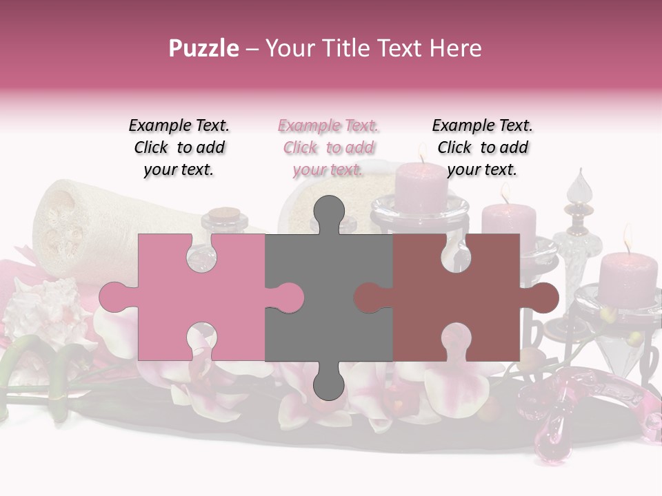 Reflexology Luxury Bath PowerPoint Template