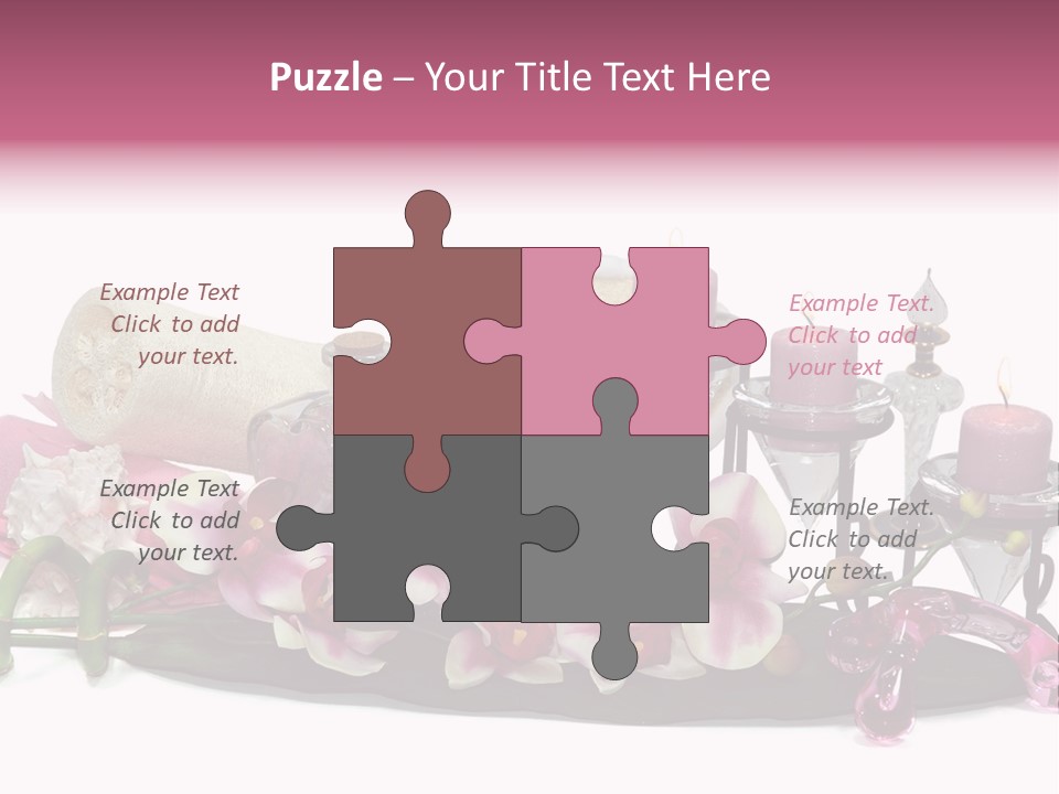 Reflexology Luxury Bath PowerPoint Template