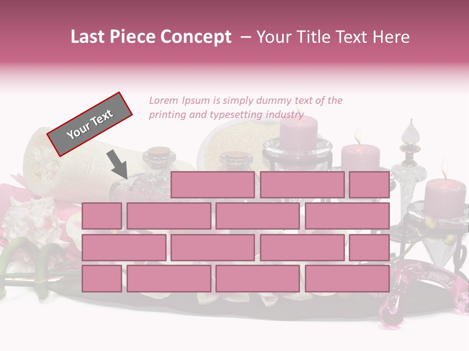 Reflexology Luxury Bath PowerPoint Template