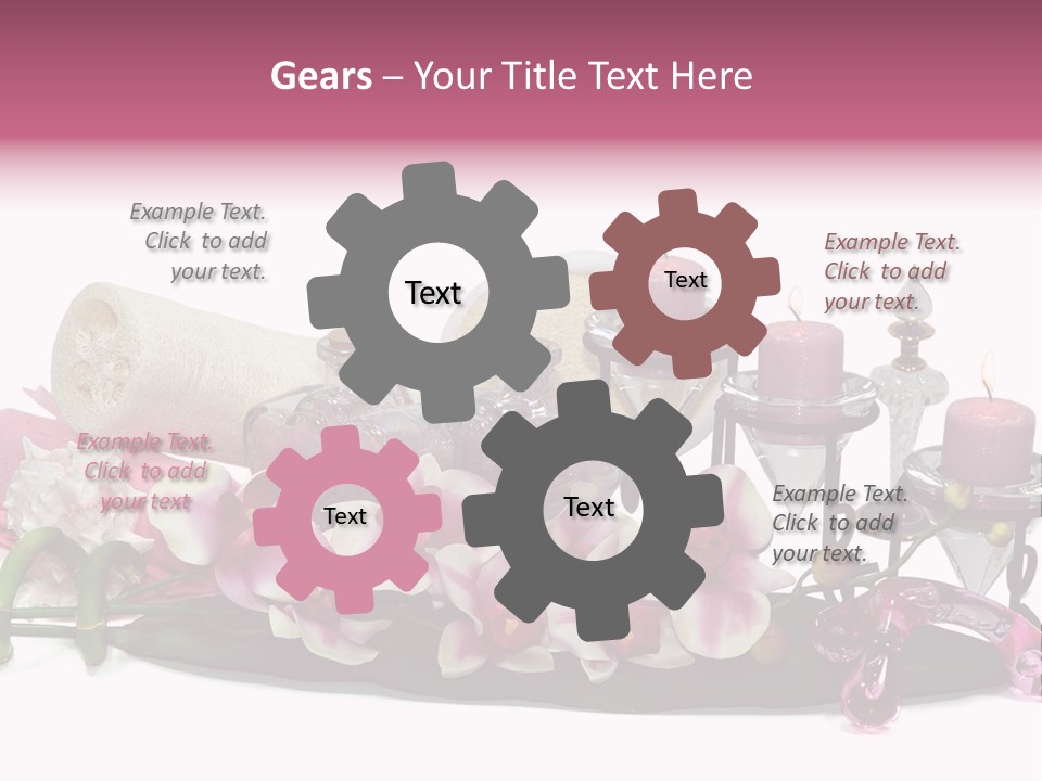 Reflexology Luxury Bath PowerPoint Template