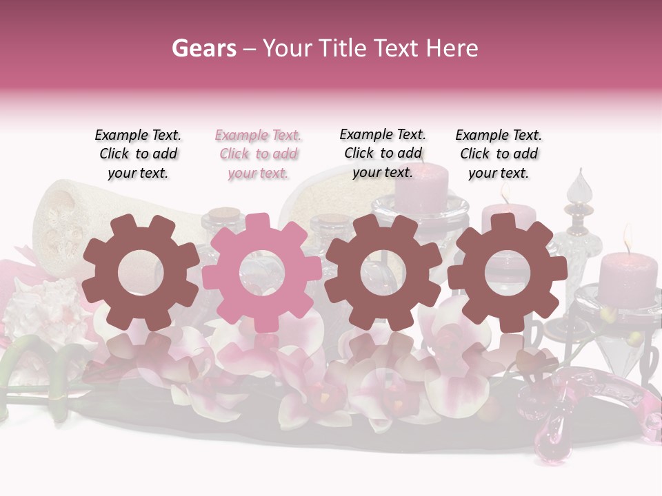 Reflexology Luxury Bath PowerPoint Template