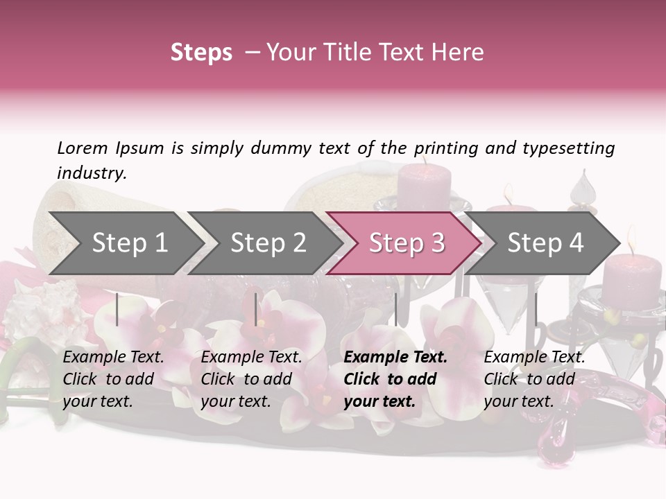 Reflexology Luxury Bath PowerPoint Template