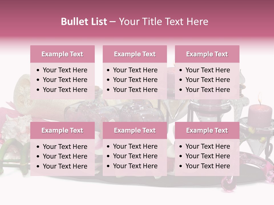 Reflexology Luxury Bath PowerPoint Template