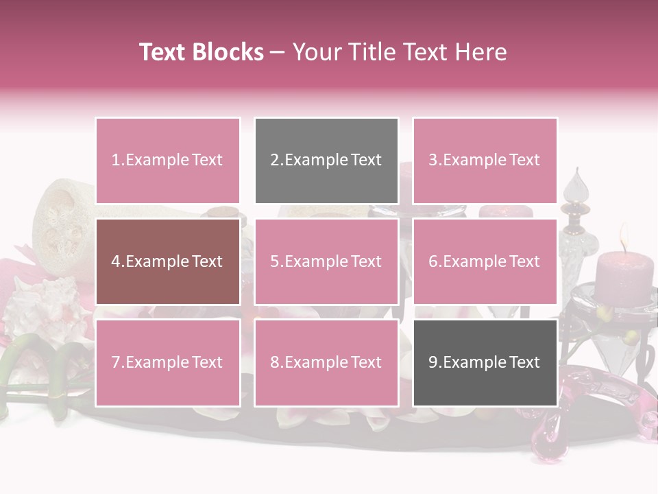 Reflexology Luxury Bath PowerPoint Template