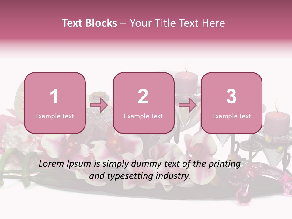 Reflexology Luxury Bath PowerPoint Template