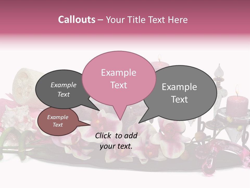 Reflexology Luxury Bath PowerPoint Template