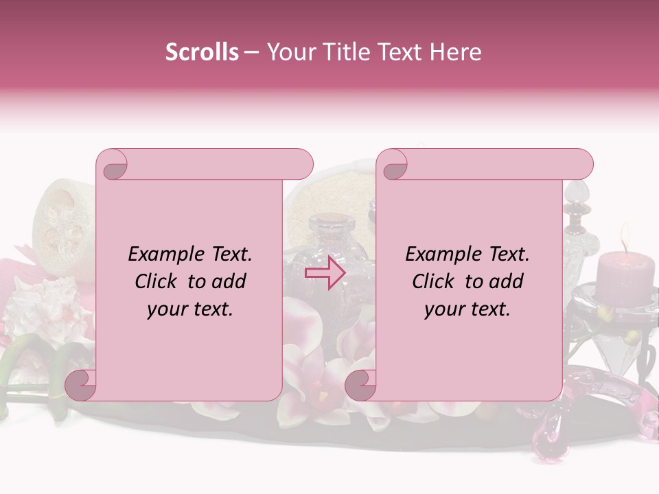 Reflexology Luxury Bath PowerPoint Template