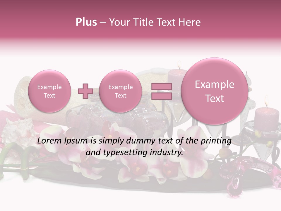 Reflexology Luxury Bath PowerPoint Template