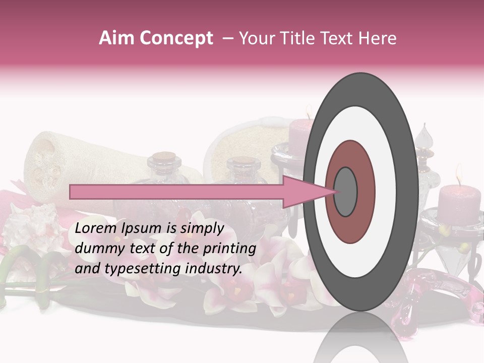 Reflexology Luxury Bath PowerPoint Template