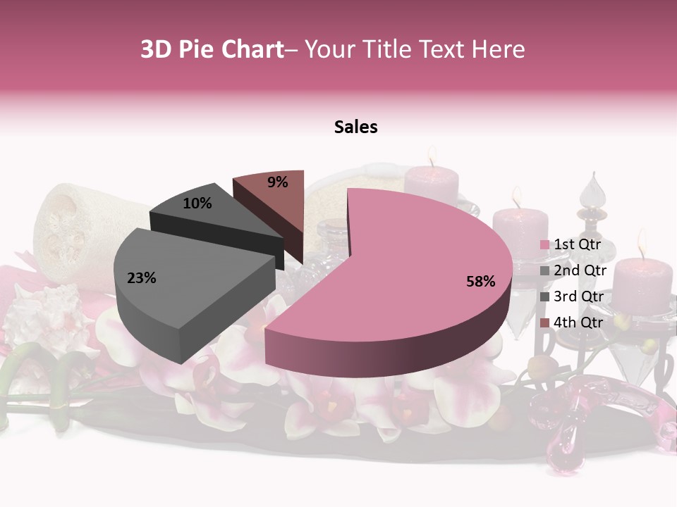 Reflexology Luxury Bath PowerPoint Template