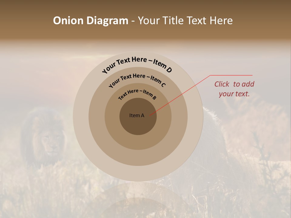 Natur Tierpark Blick PowerPoint Template