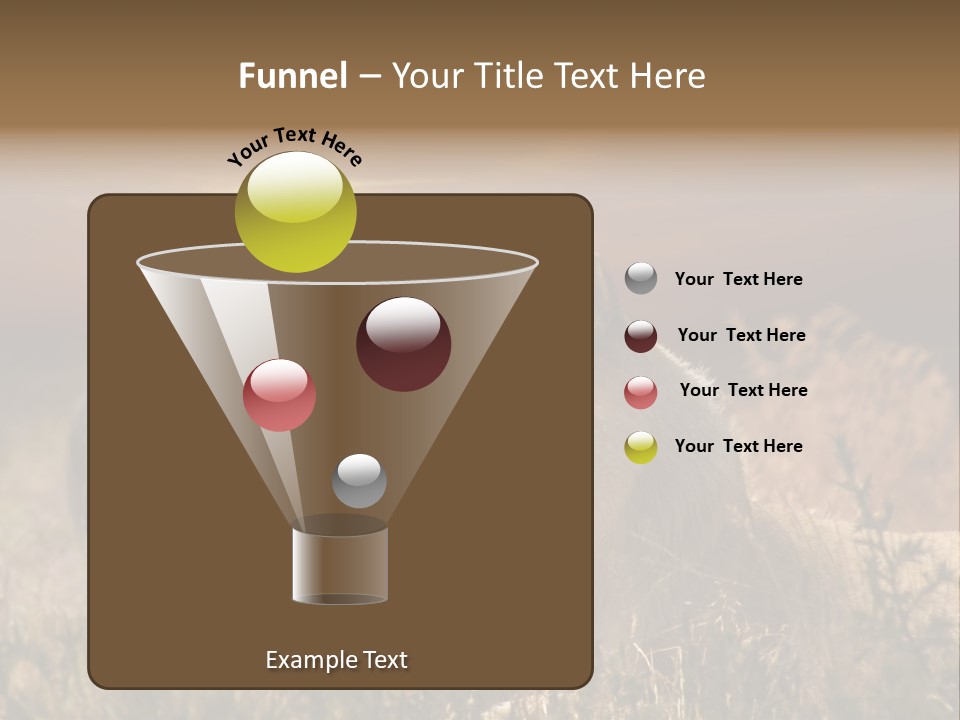 Natur Tierpark Blick PowerPoint Template