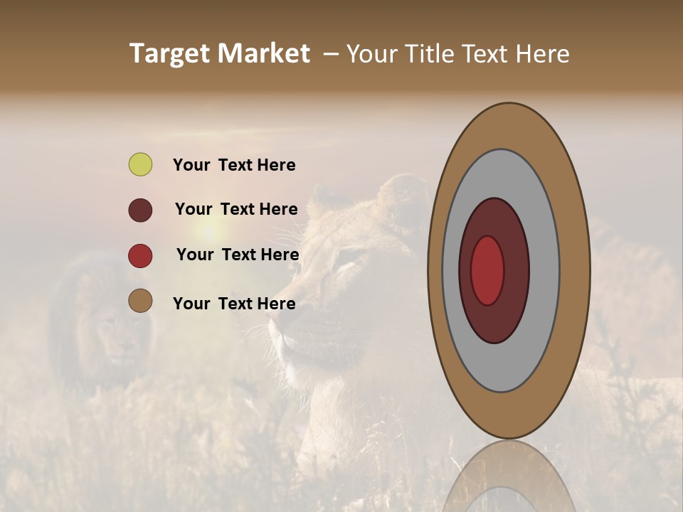 Natur Tierpark Blick PowerPoint Template