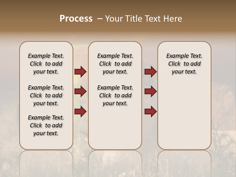 Natur Tierpark Blick PowerPoint Template