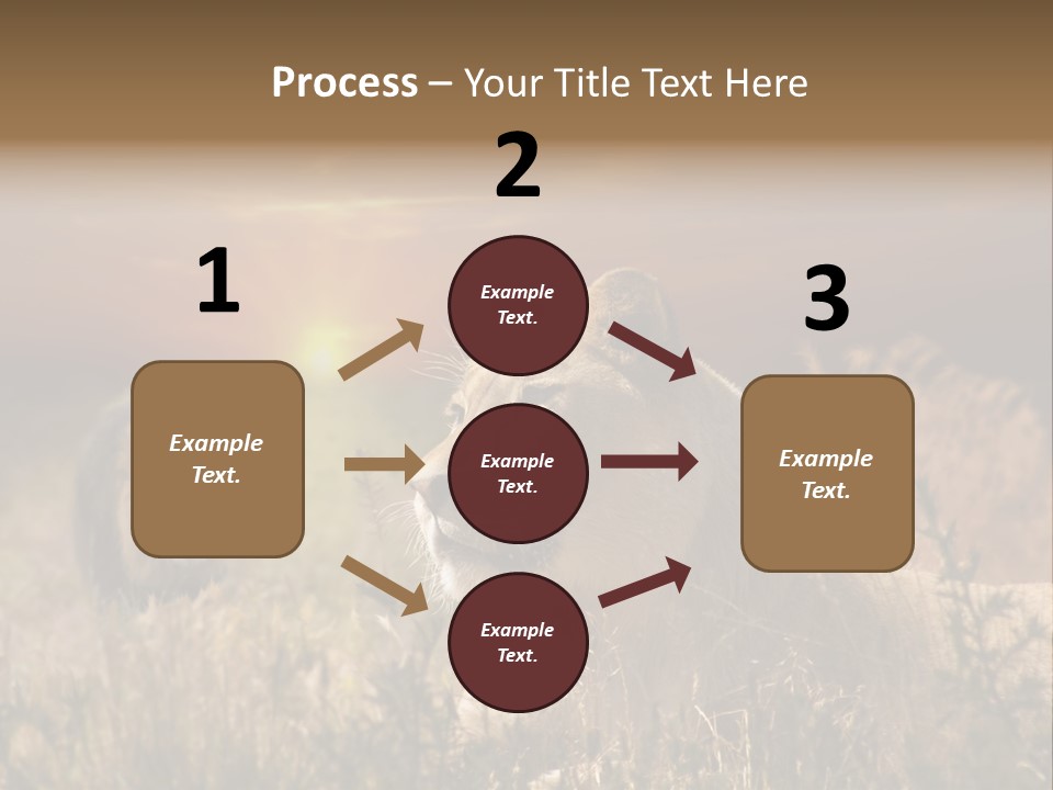 Natur Tierpark Blick PowerPoint Template