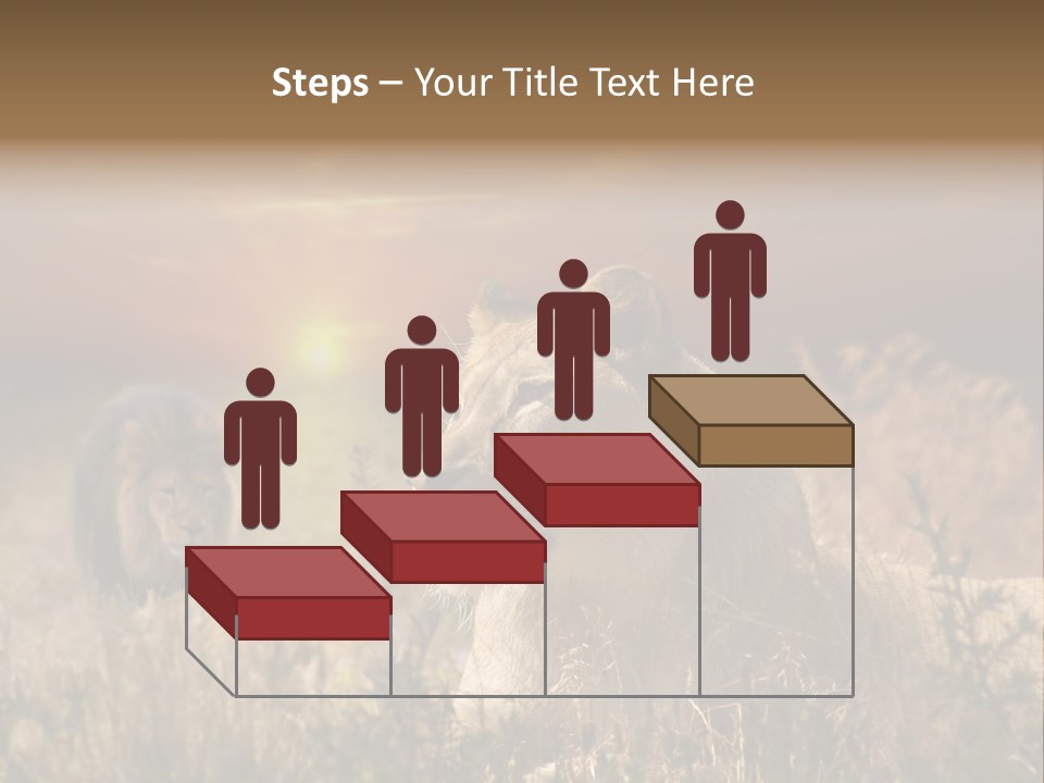 Natur Tierpark Blick PowerPoint Template