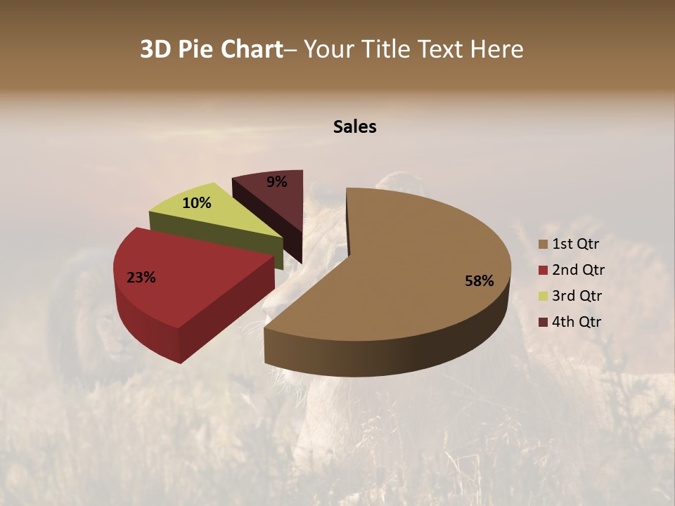 Natur Tierpark Blick PowerPoint Template