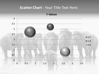 Tier Zusammenhalt Elefanten PowerPoint Template