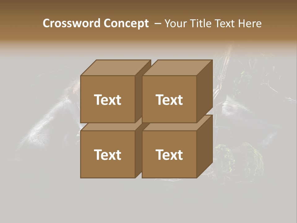 Urwald Baum Affe PowerPoint Template