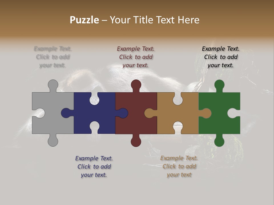 Urwald Baum Affe PowerPoint Template