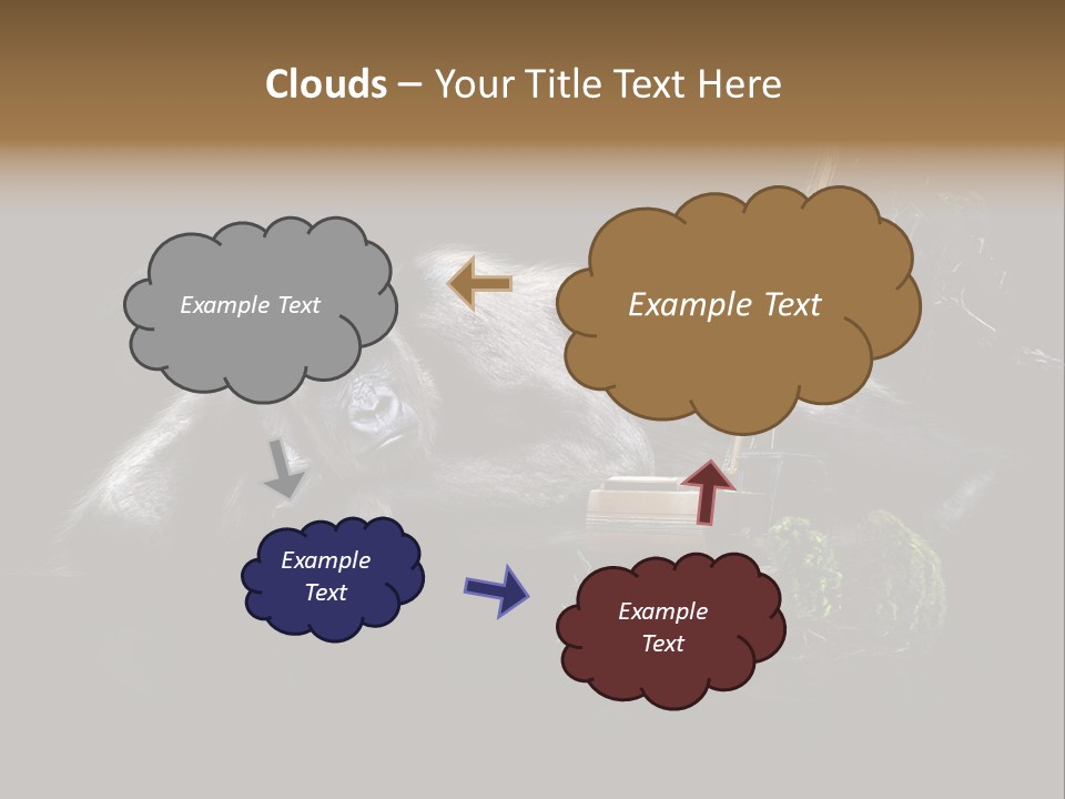 Urwald Baum Affe PowerPoint Template