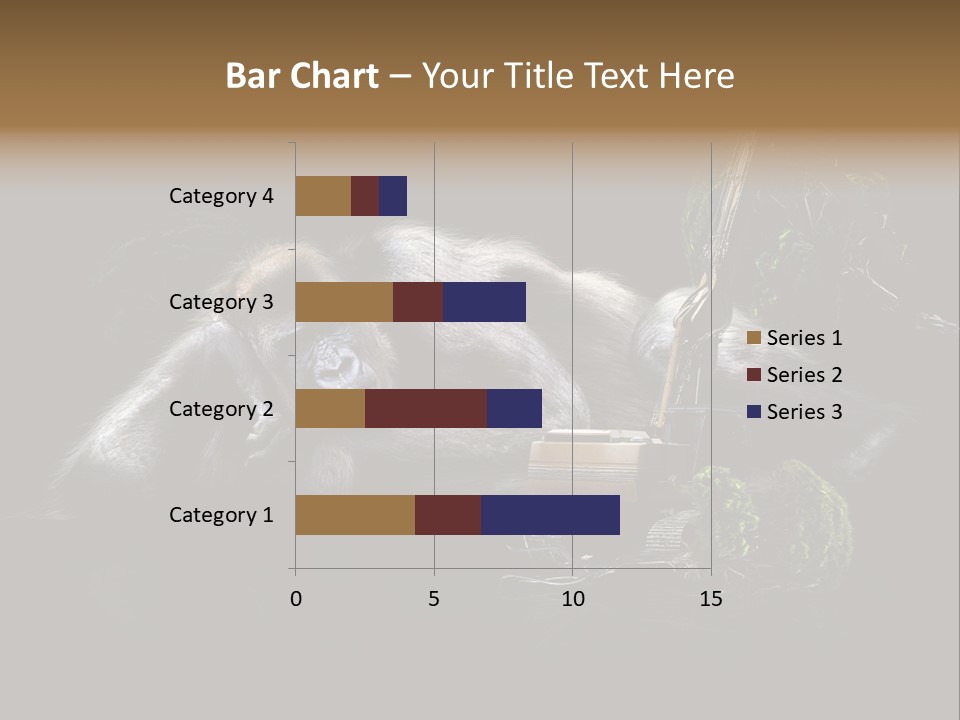 Urwald Baum Affe PowerPoint Template