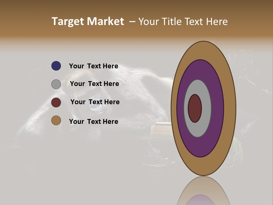 Urwald Baum Affe PowerPoint Template