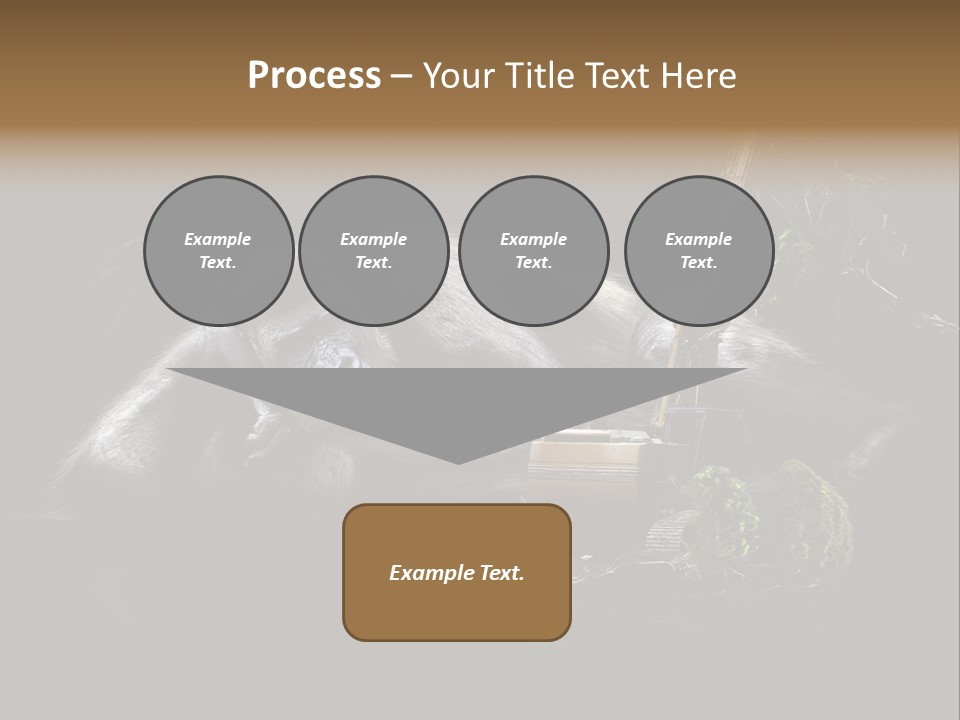 Urwald Baum Affe PowerPoint Template
