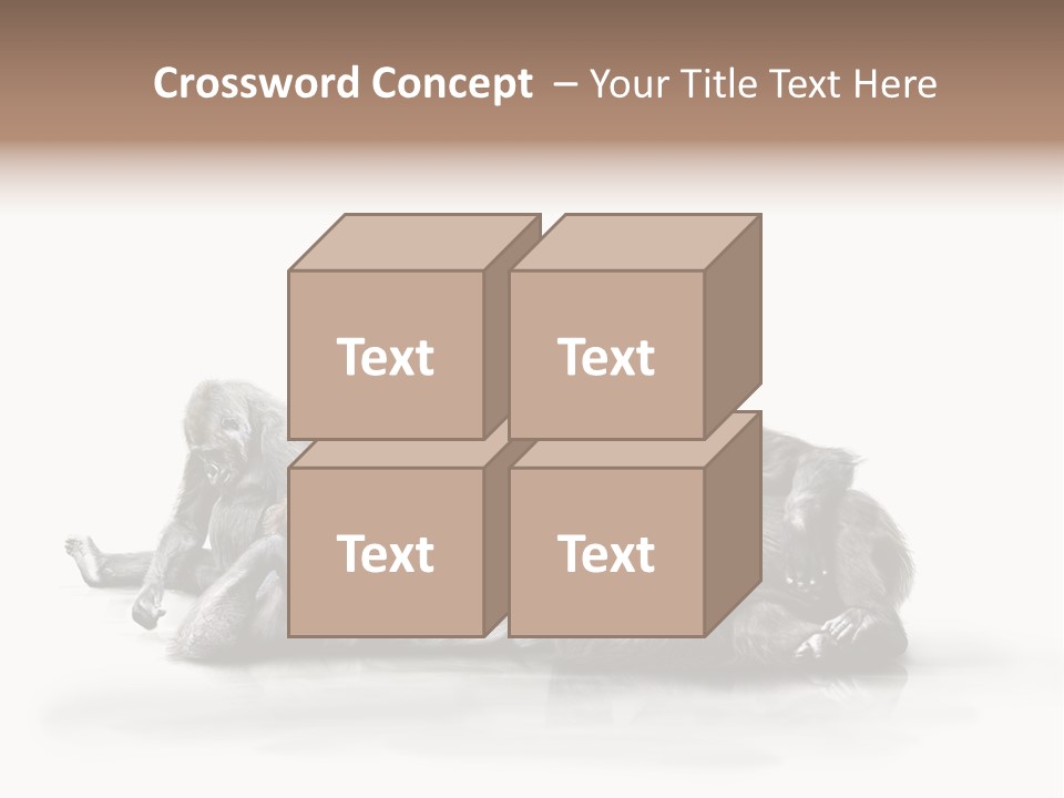 Affenfamilie Affenmensch Affen PowerPoint Template