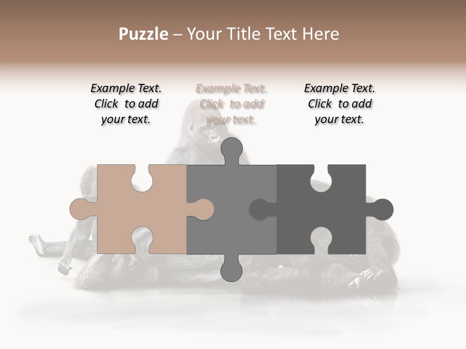 Affenfamilie Affenmensch Affen PowerPoint Template