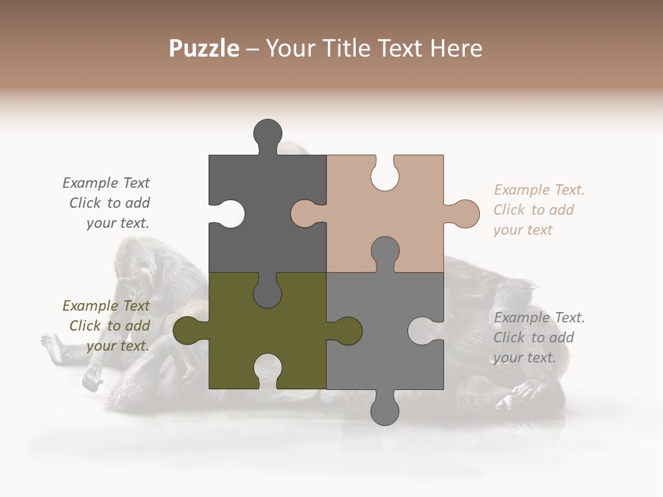 Affenfamilie Affenmensch Affen PowerPoint Template