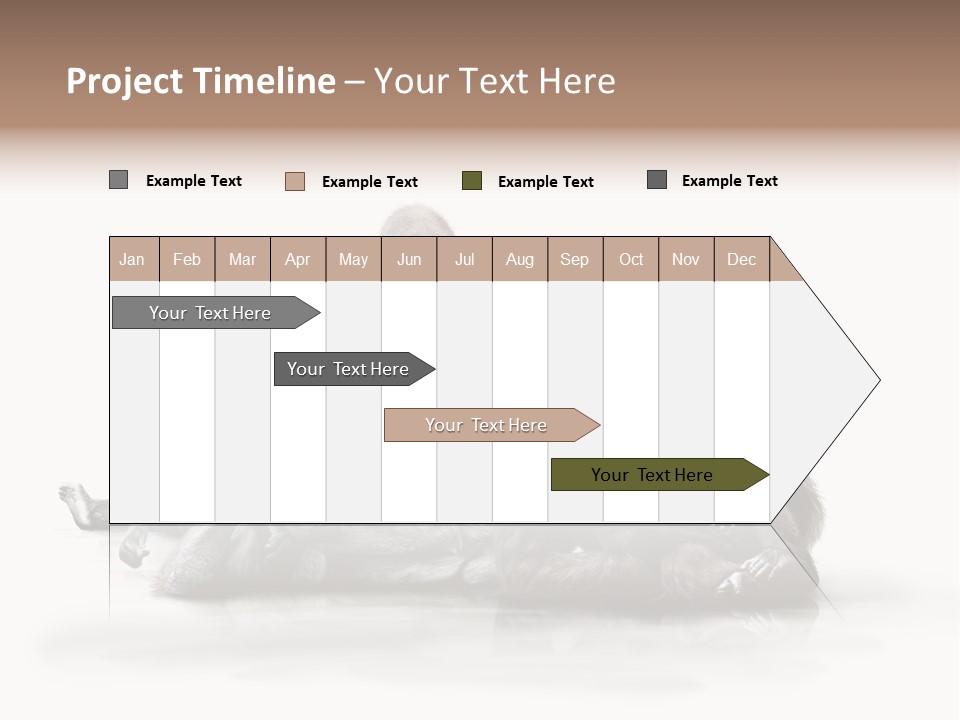 Affenfamilie Affenmensch Affen PowerPoint Template