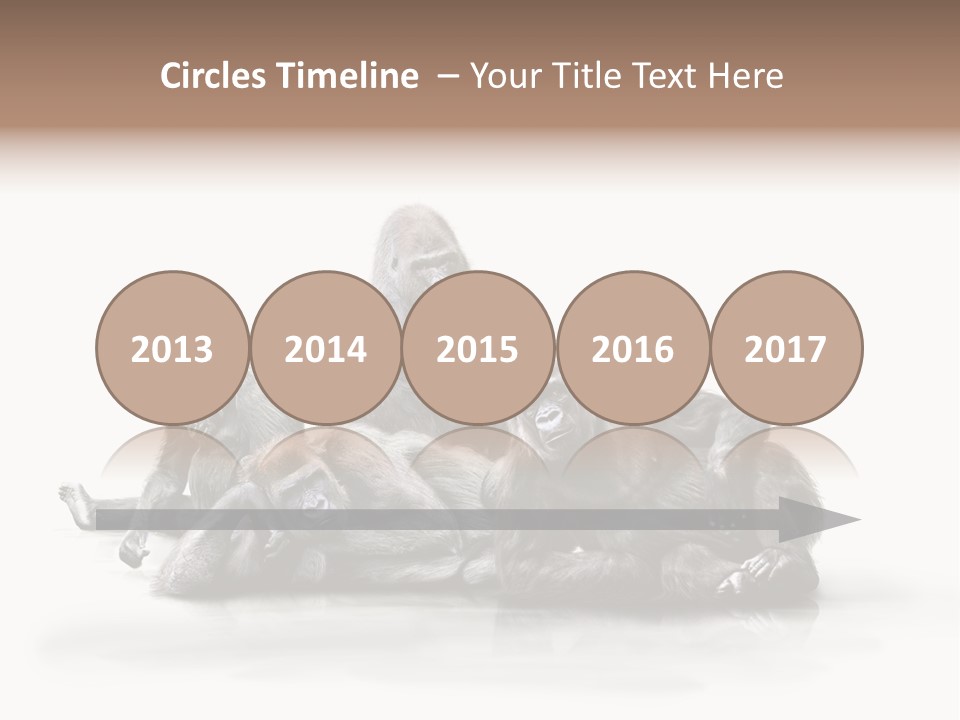 Affenfamilie Affenmensch Affen PowerPoint Template