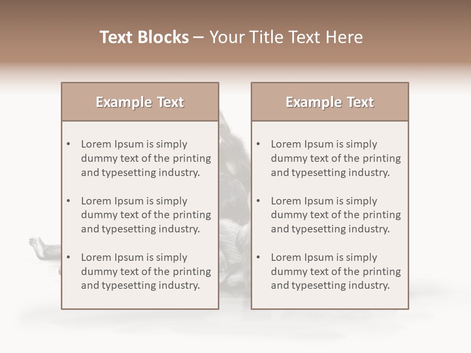 Affenfamilie Affenmensch Affen PowerPoint Template