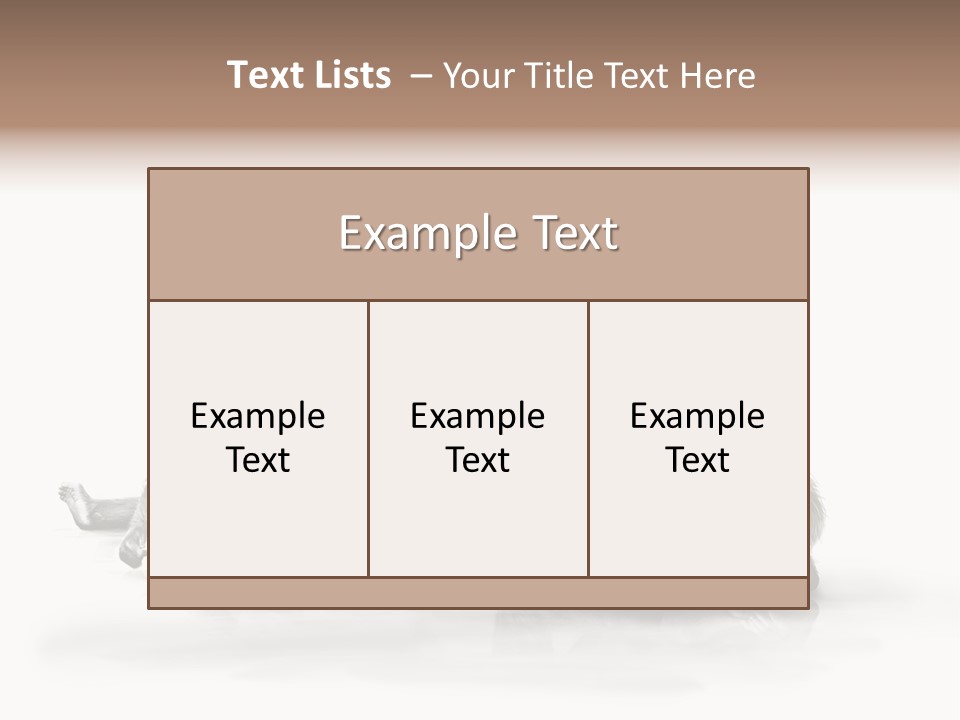 Affenfamilie Affenmensch Affen PowerPoint Template