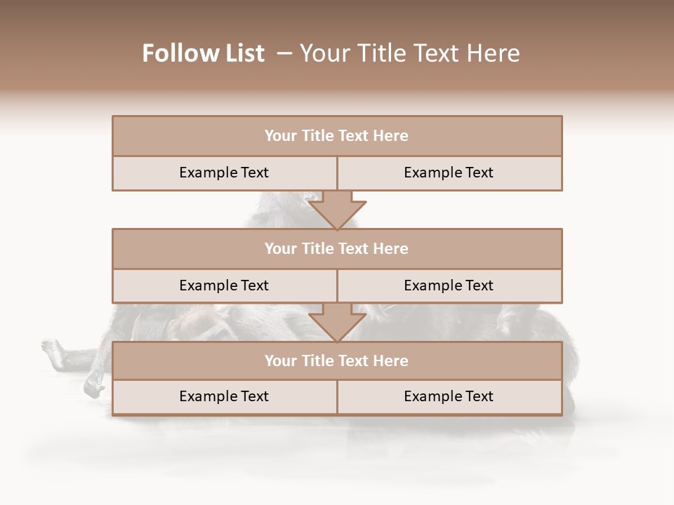 Affenfamilie Affenmensch Affen PowerPoint Template