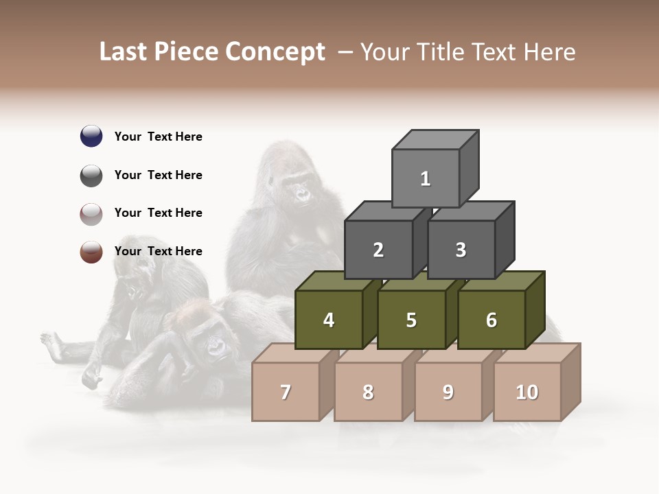 Affenfamilie Affenmensch Affen PowerPoint Template