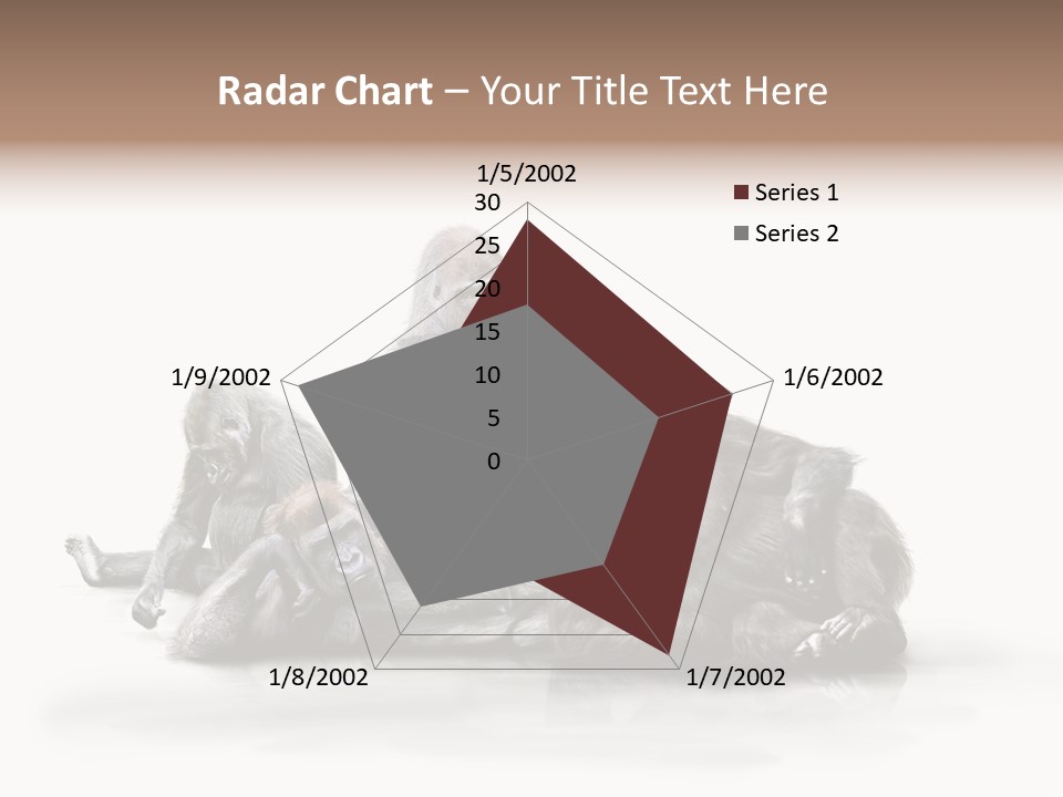 Affenfamilie Affenmensch Affen PowerPoint Template