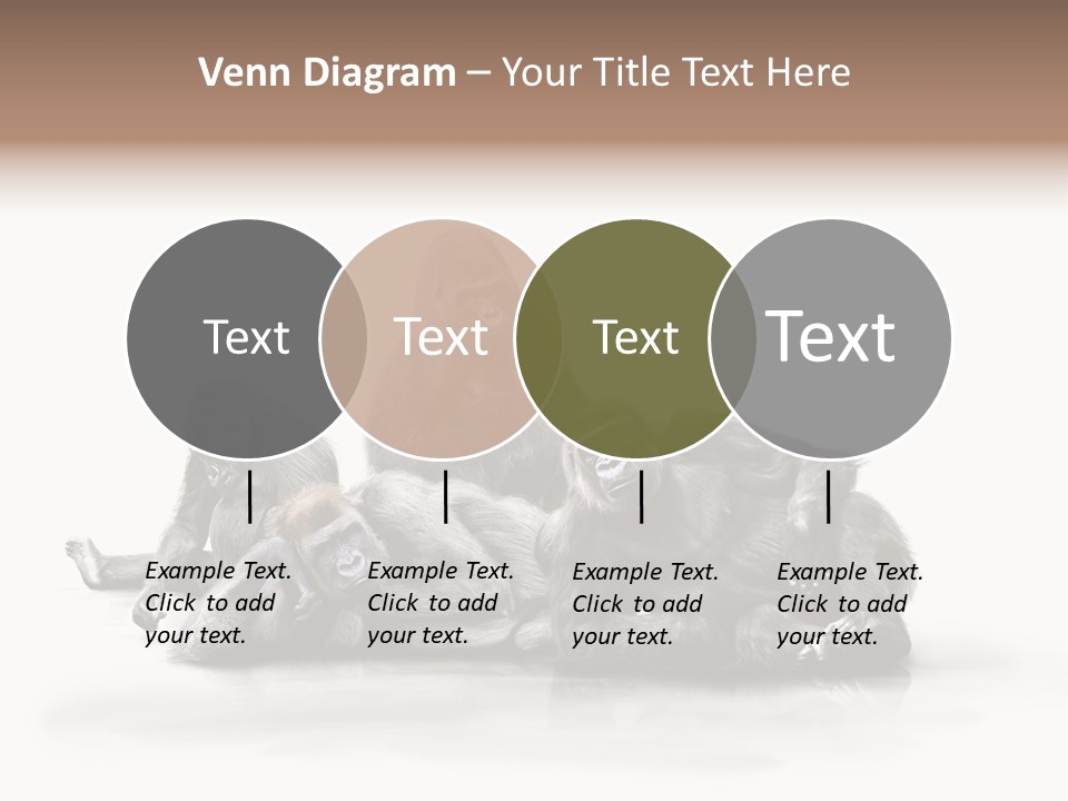 Affenfamilie Affenmensch Affen PowerPoint Template