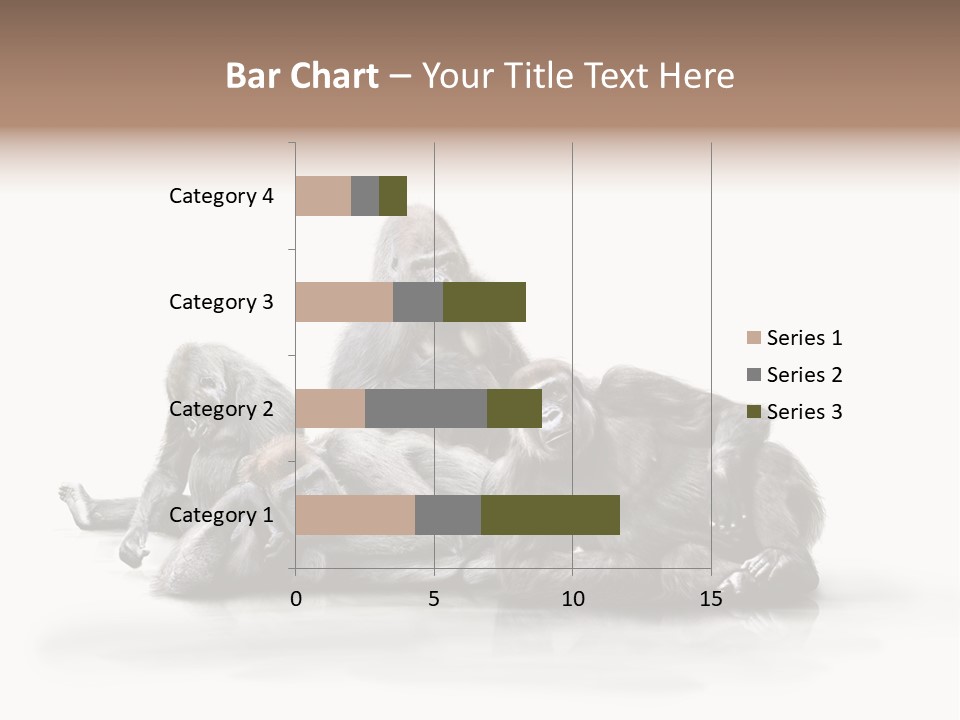 Affenfamilie Affenmensch Affen PowerPoint Template