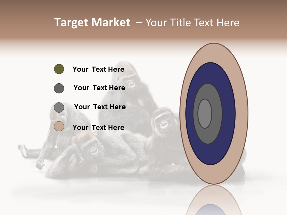 Affenfamilie Affenmensch Affen PowerPoint Template