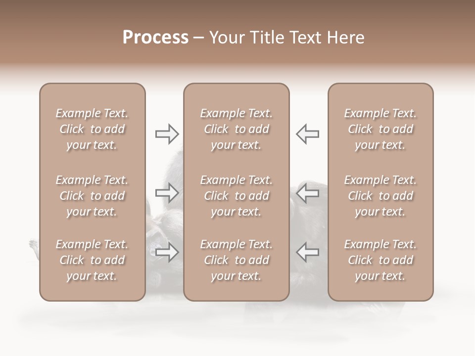 Affenfamilie Affenmensch Affen PowerPoint Template
