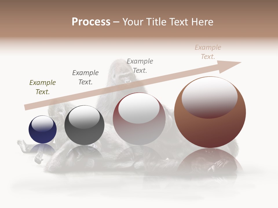 Affenfamilie Affenmensch Affen PowerPoint Template