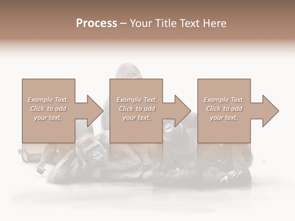 Affenfamilie Affenmensch Affen PowerPoint Template