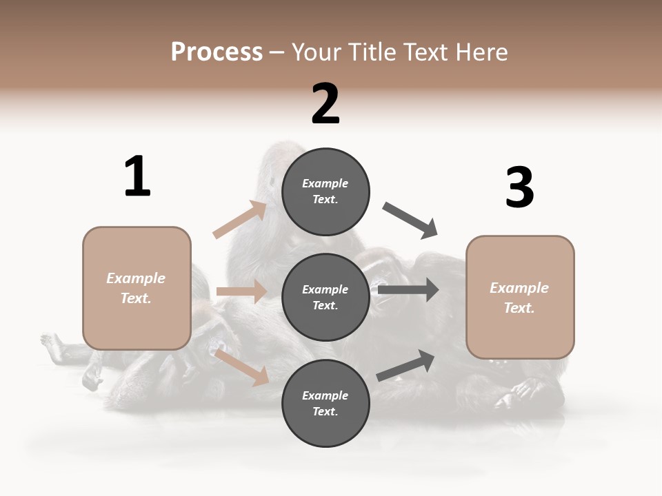 Affenfamilie Affenmensch Affen PowerPoint Template